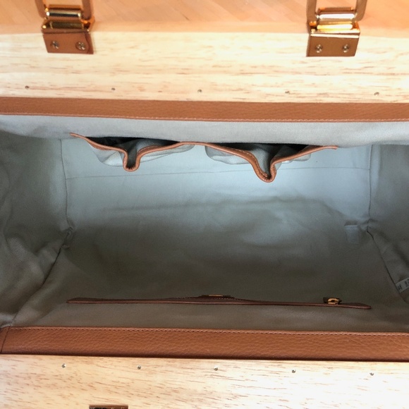 🎉2xHP🎉Tory Burch RARE Mirrored Attersee Satchel - Picture 14 of 16